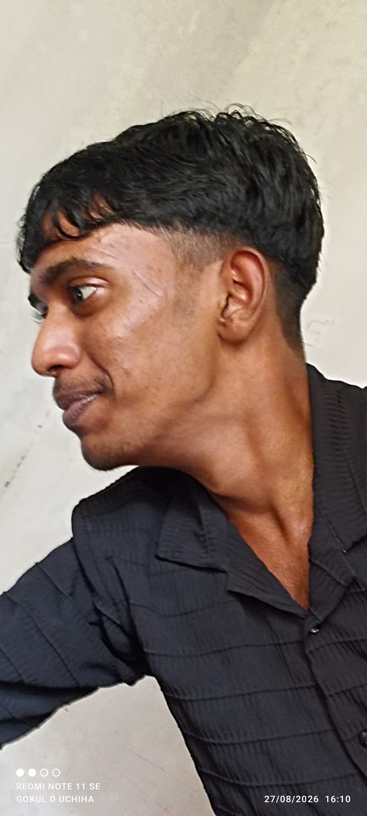 Ajay side profile jawline
